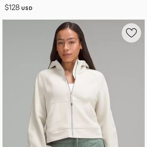 Scuba Oversized Full-Zip Hoodie Size 12